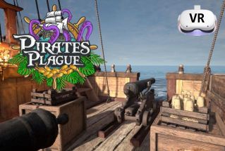 Pirates Plague Virtual Reality Escape Game, play with up to 4 players, no backpacks, no wires, free roaming.
